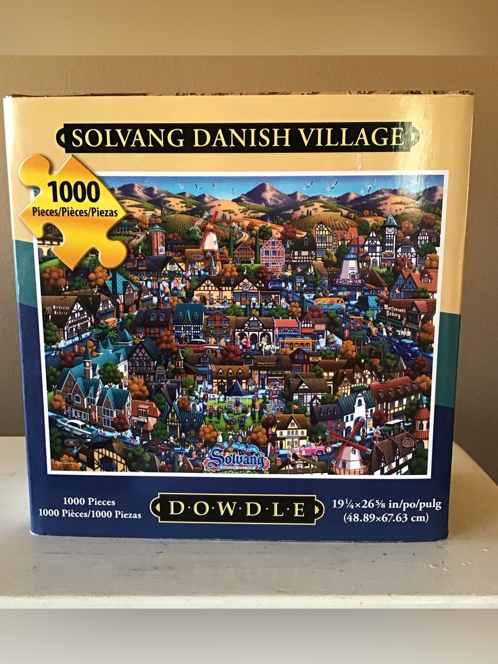 NEW Solvang Danish Village 1000 Piece Jigsaw Puzzle